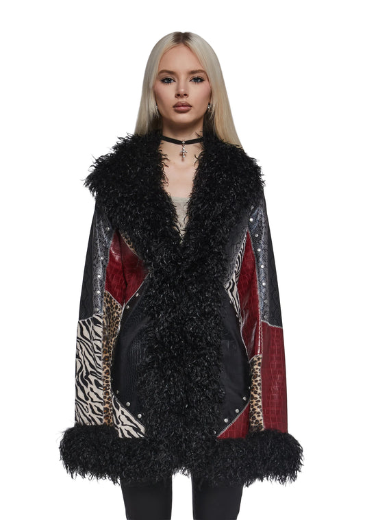 FERAL ICON Patchwork Coat