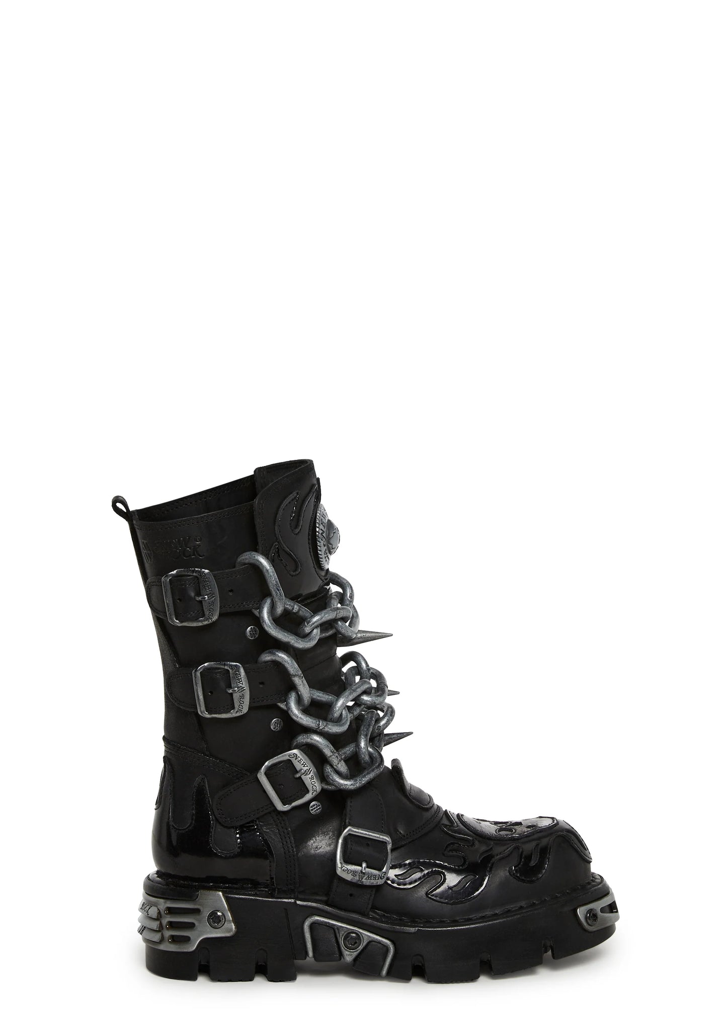 CHAINS BOOTS - BLACK
