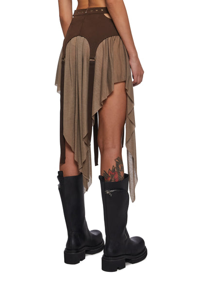 Shadow Dancer Skirt — Desert Sand