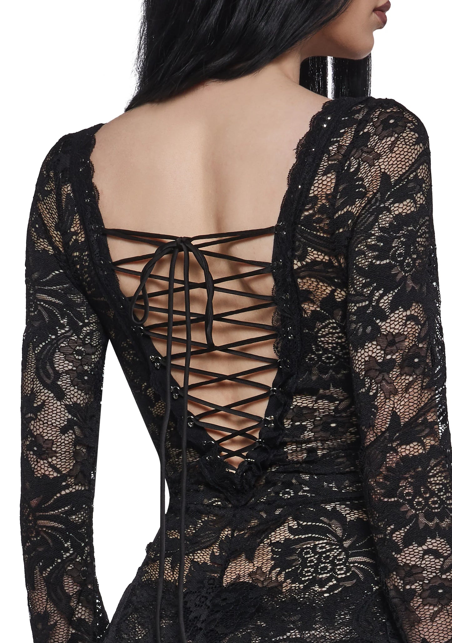NIGHTBLOOM LACE CATSUIT