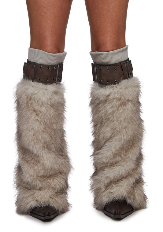 Army Faux Fur Boot Covers