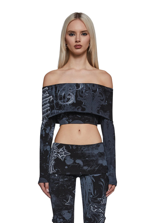 ELITE Off Shoulder Crop Top