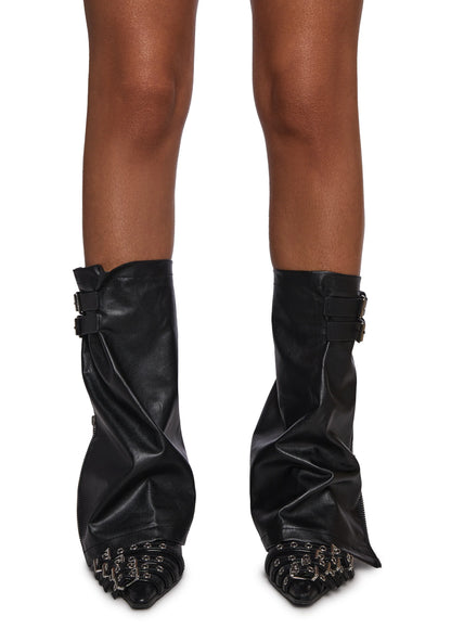 Double Buckle  Leg Warmers