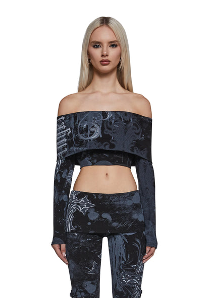 ELITE Off Shoulder Crop Top