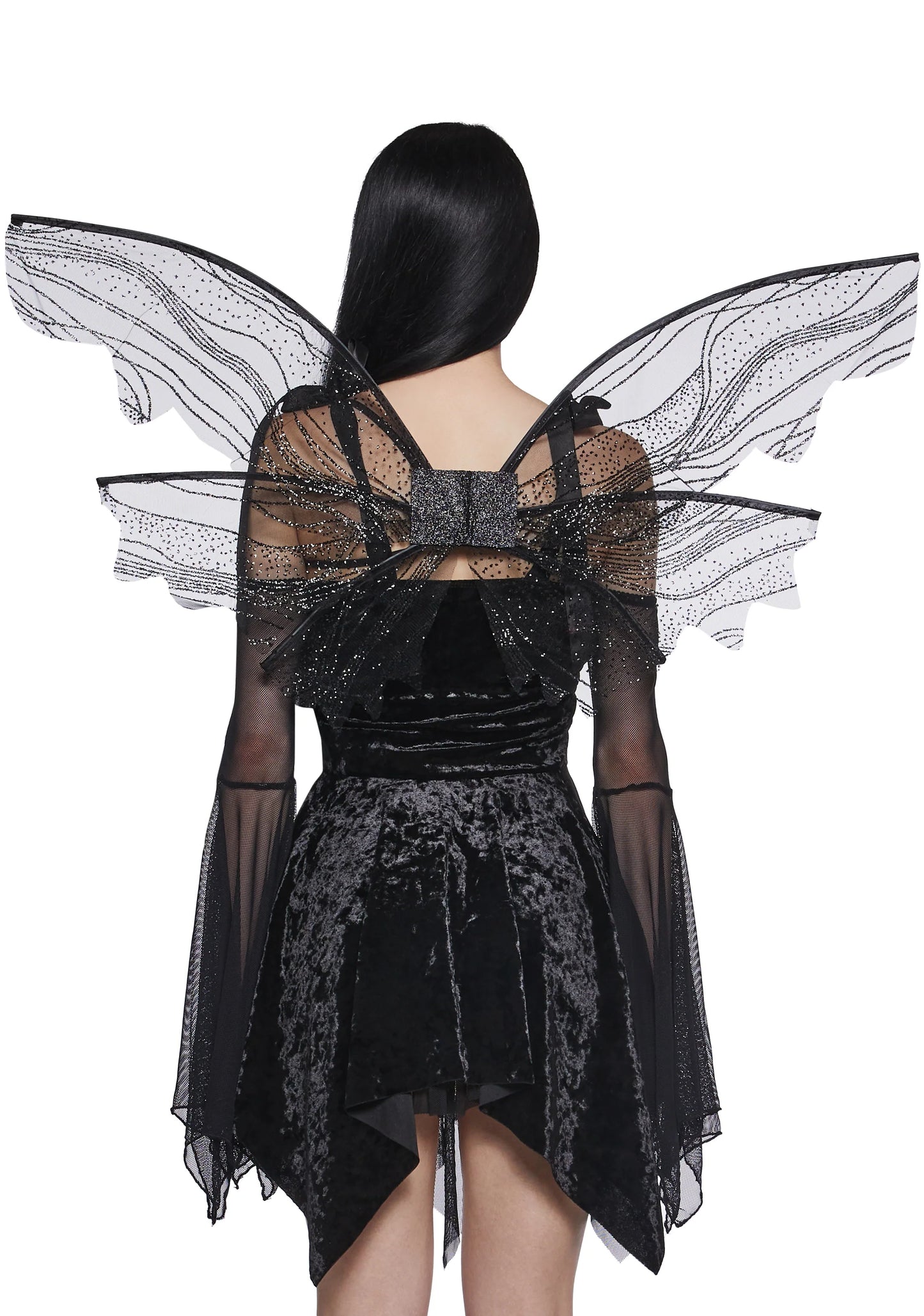 Dark Fairy Wings – Iridescent Black