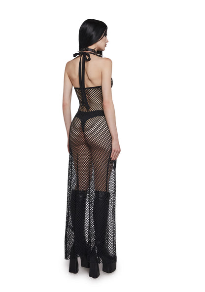 Eclipse Bow Mesh Maxi