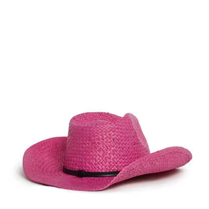 DUST COWBOY HAT - HOT PINK