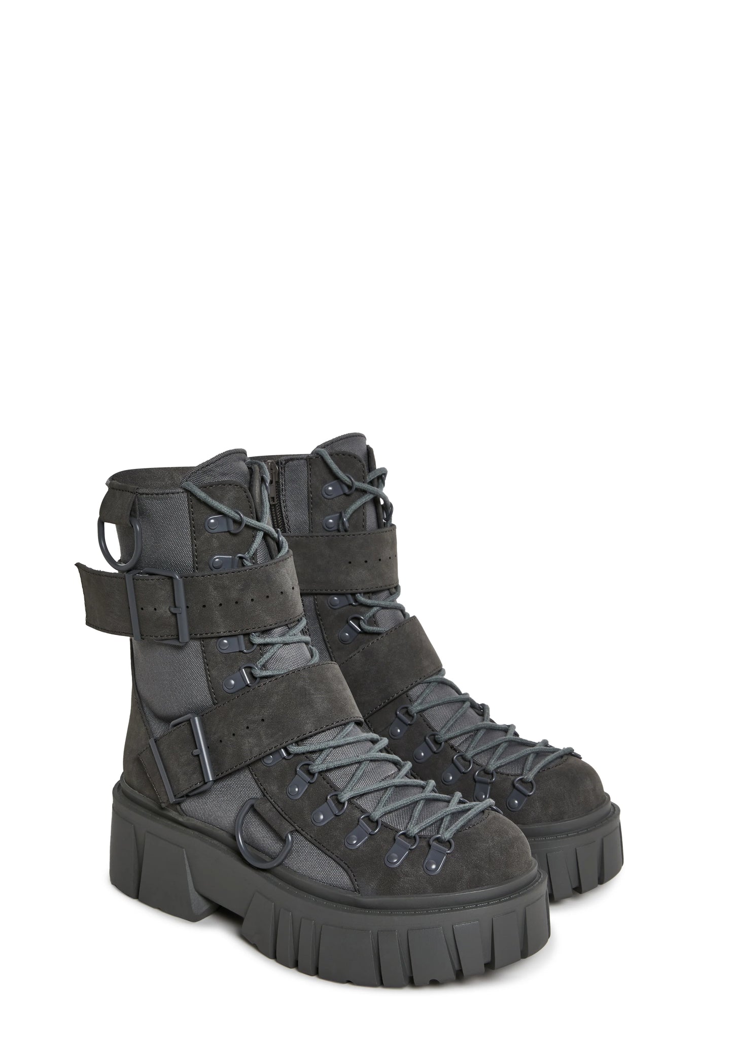 ROGUE CLASH COMBAT BOOTS - GREY