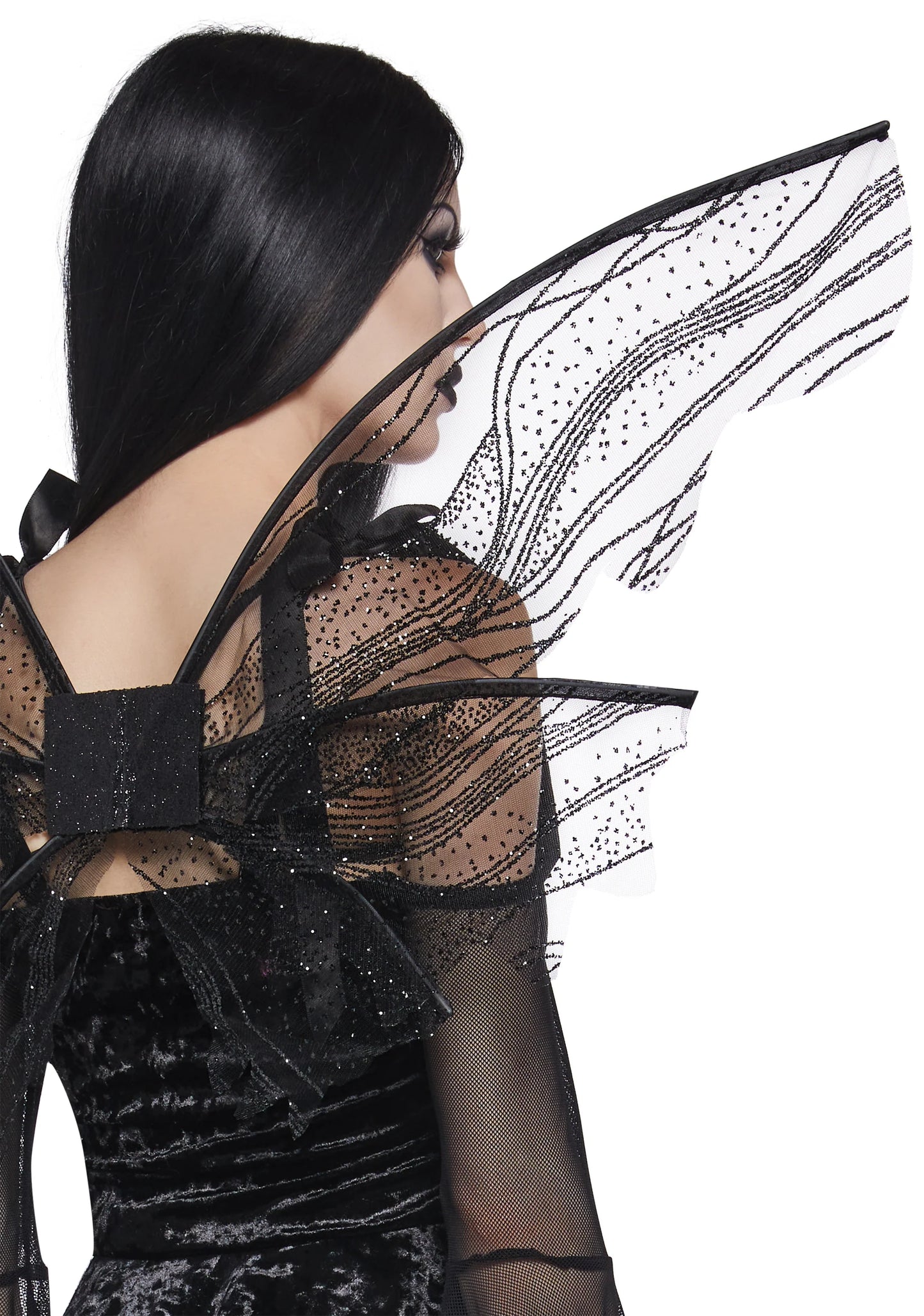 Dark Fairy Wings – Iridescent Black