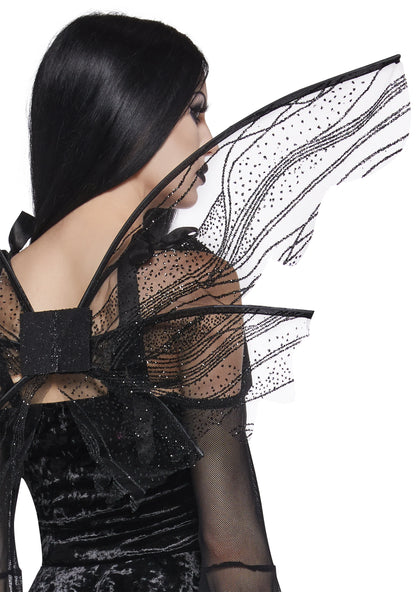 Dark Fairy Wings – Iridescent Black