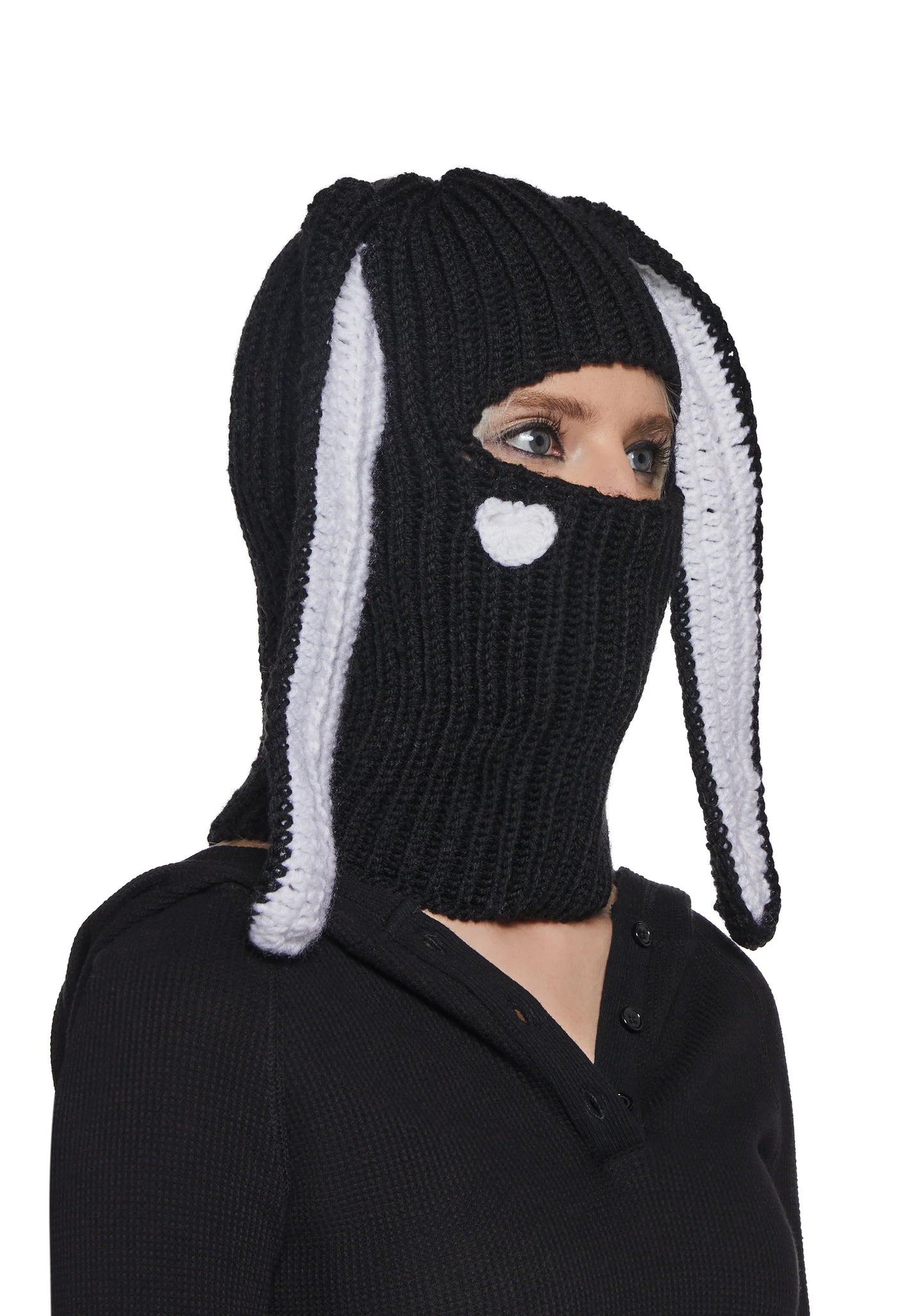 UNIESX BUNNY EARS FACE MASK