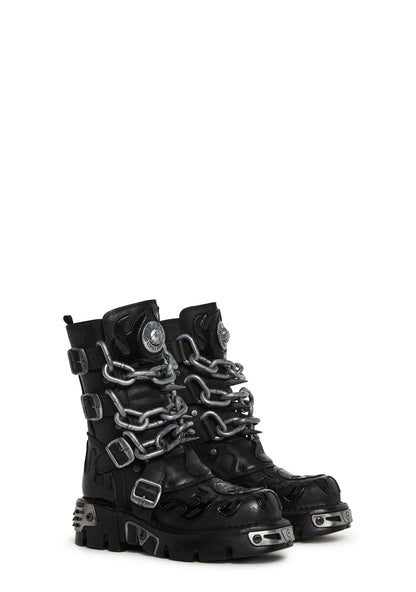 CHAINS BOOTS - BLACK