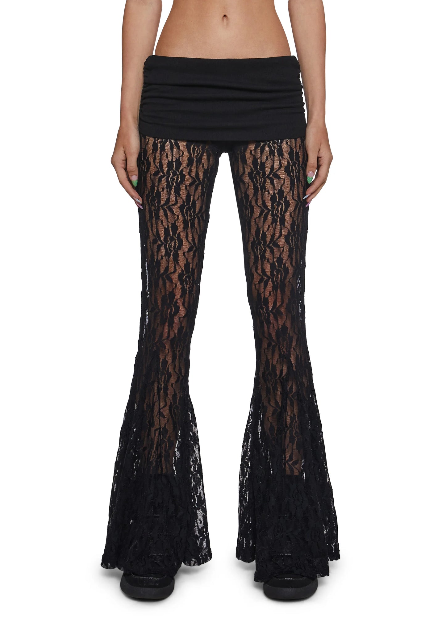 Lace Flare Pants