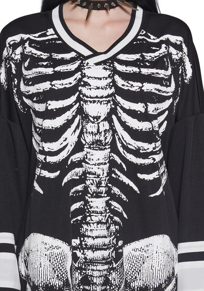 Glow In The Dark Skeleton Jersey