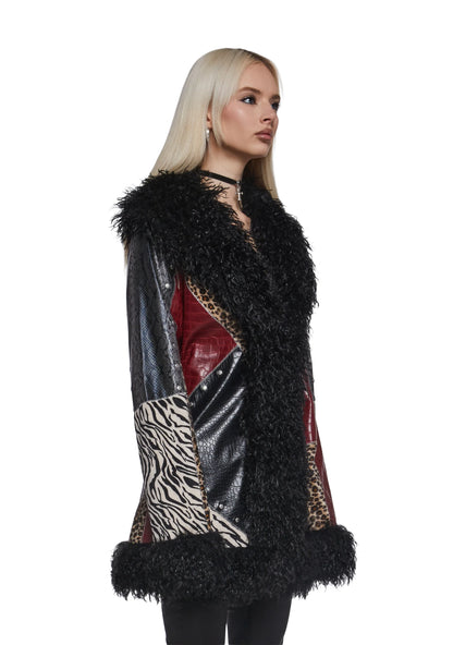 FERAL ICON Patchwork Coat