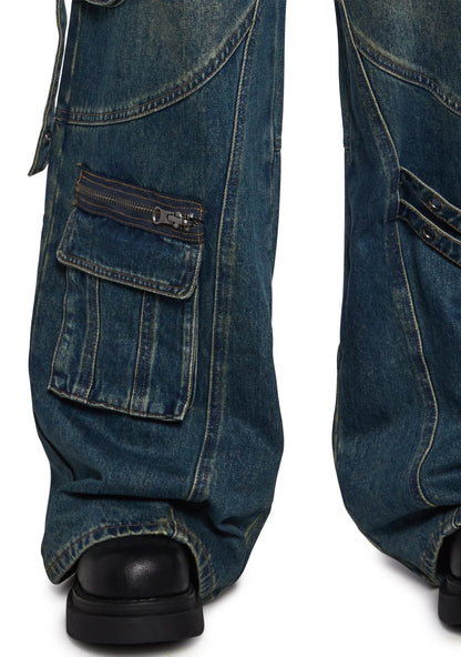 PULSE Washed Cargo Pants
