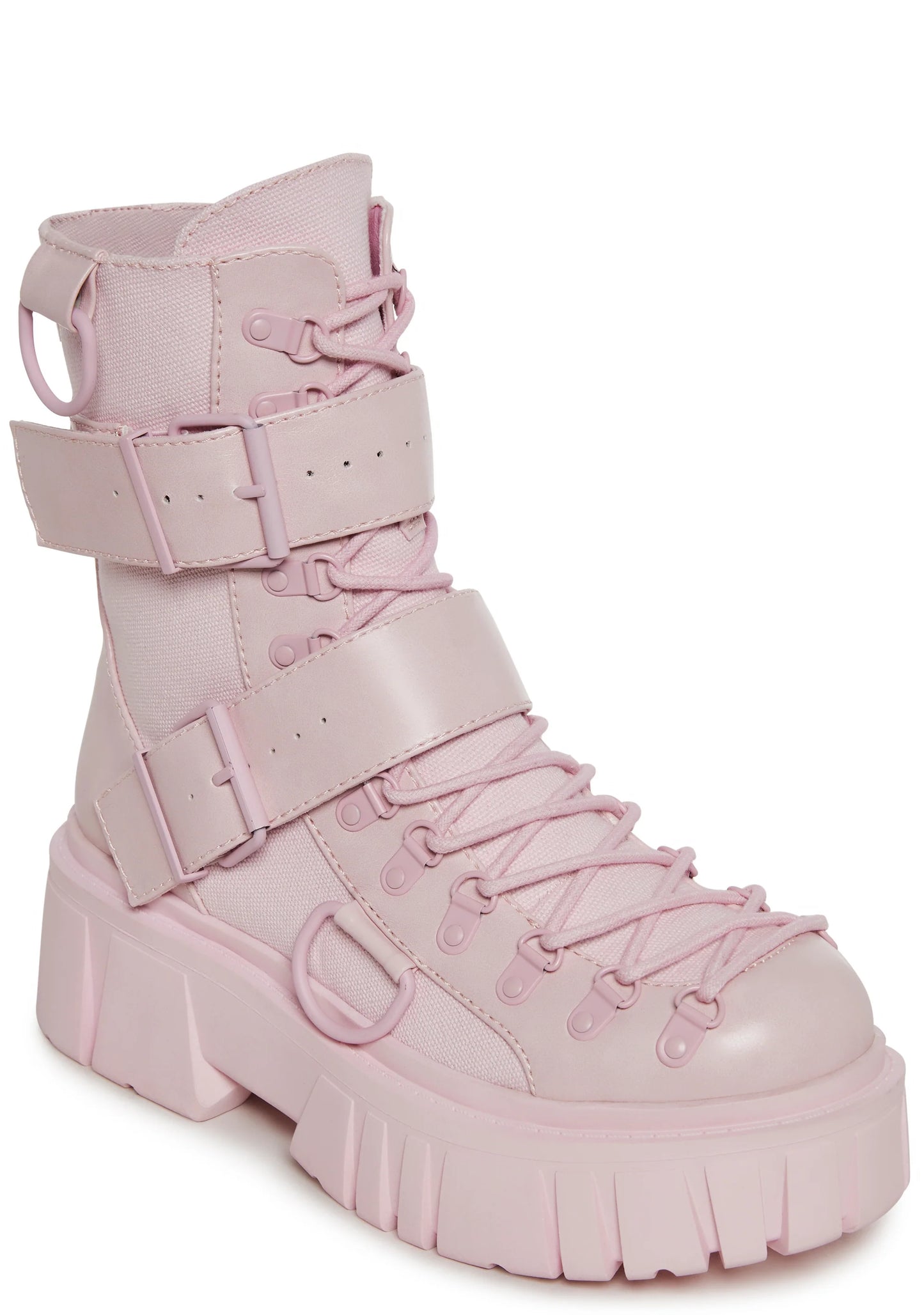 ROGUE CLASH COMBAT BOOTS - PINK