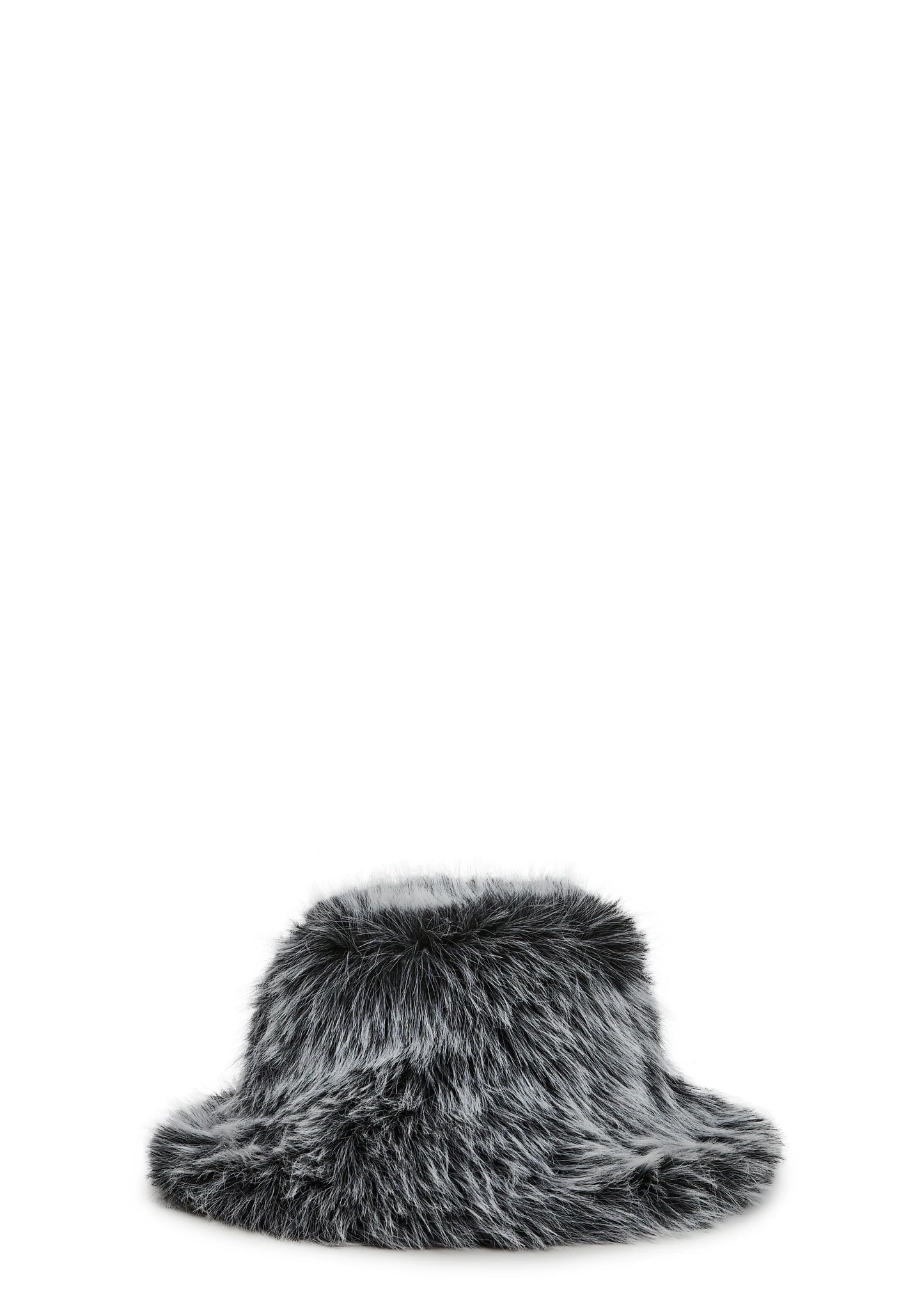 MIDNIGHT FAUX FUR BUCKET HAT & SHOULDER BAG