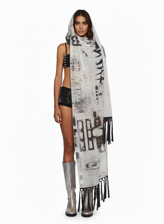 UNISEX Signal Graphic Scarf