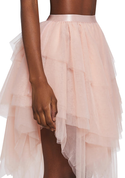 MESH TUTU SKIRT - POWDER