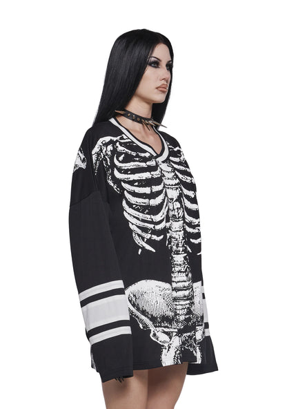 Glow In The Dark Skeleton Jersey