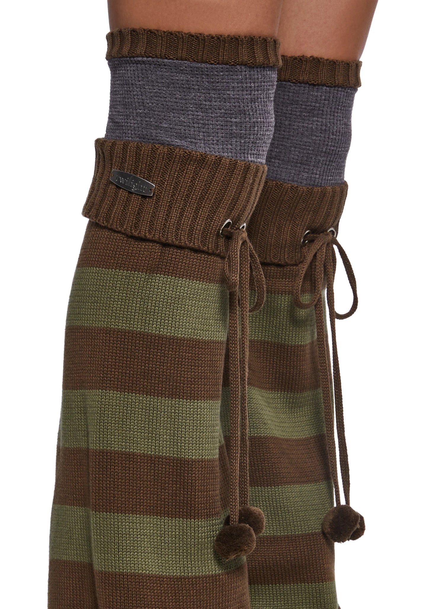 KNIT STRIPS Leg Warmers