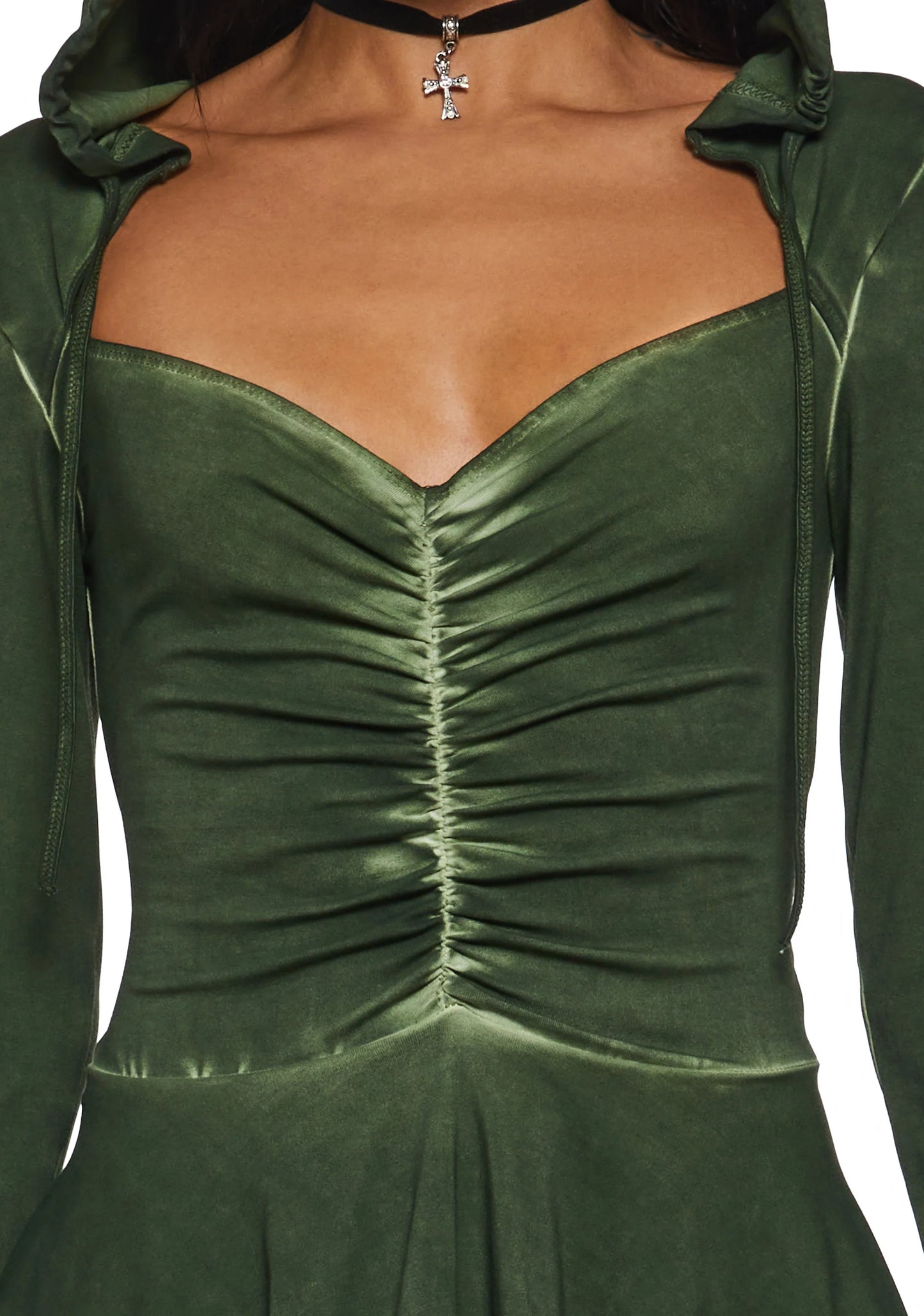 Fairy Hooded Mini — Green