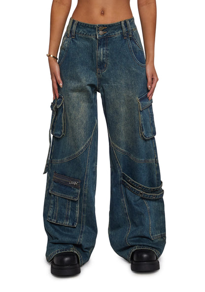 PULSE Washed Cargo Pants