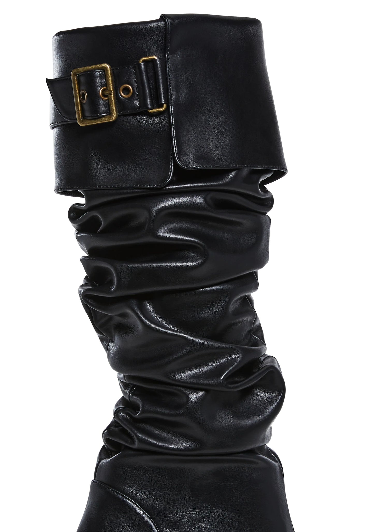 SAND SPELL Slouchy Boots - Black