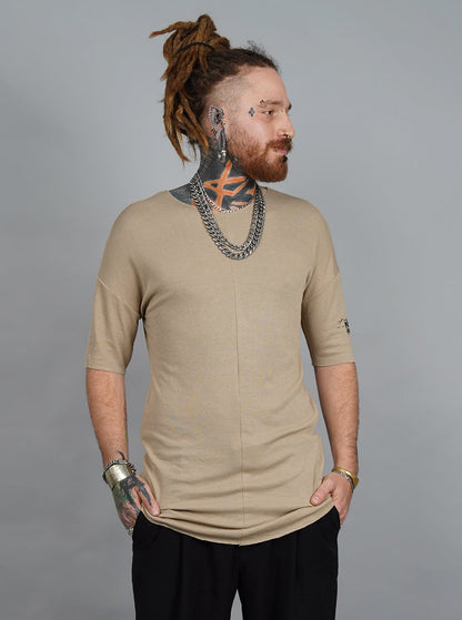 Helix T-Shirt In Sand
