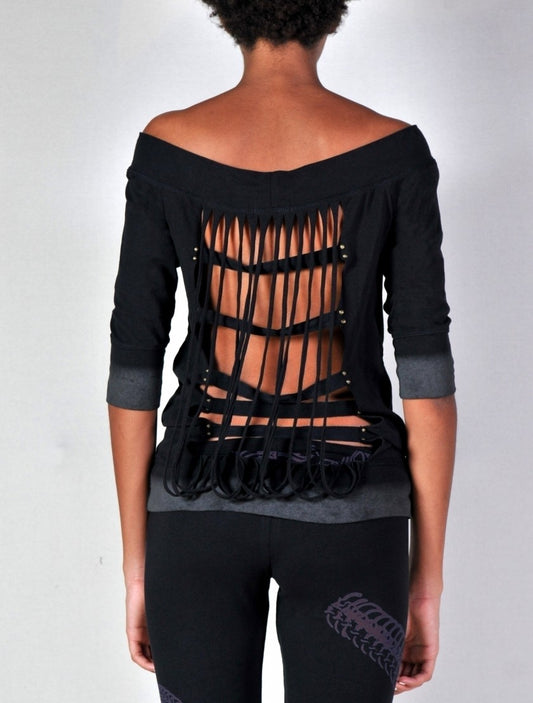 LUNA Long Sleeve Shirt In Black