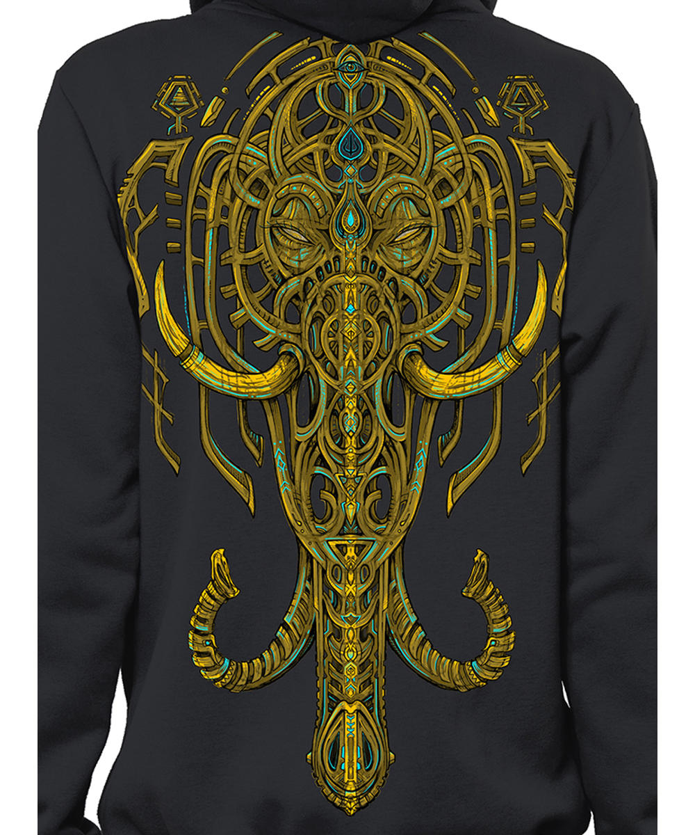 KANDULA Zip Hood In Dark Grey