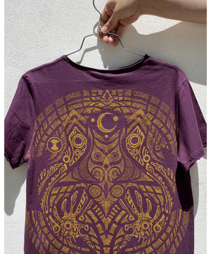 LUMINO T-Shirt In Burgandy