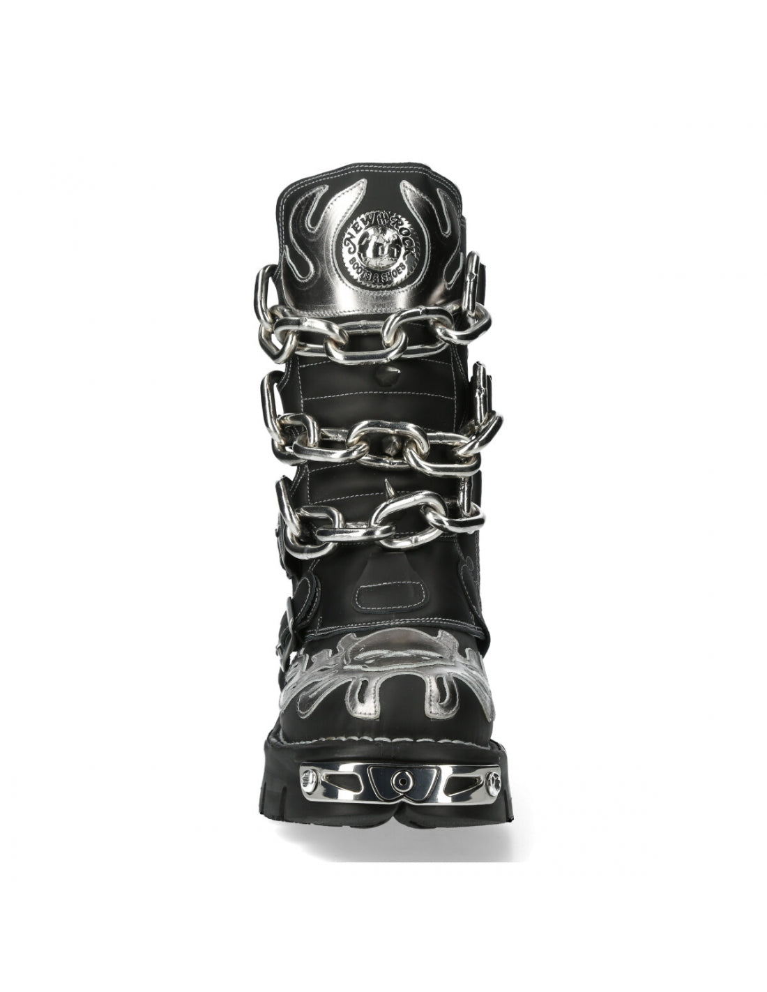 CHAINS BOOTS - SILVER