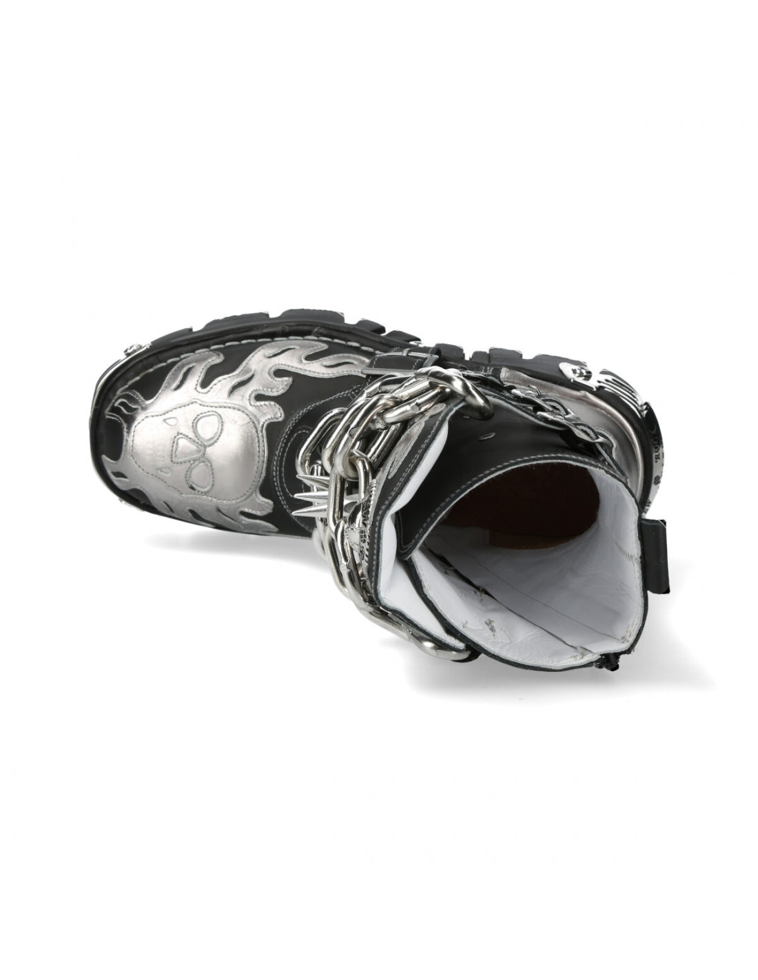 CHAINS BOOTS - SILVER