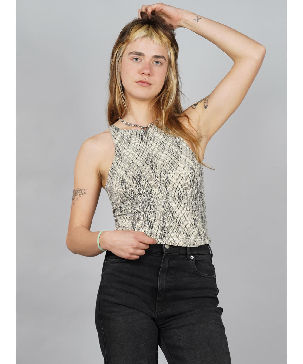 NET Top In Dirty Beige