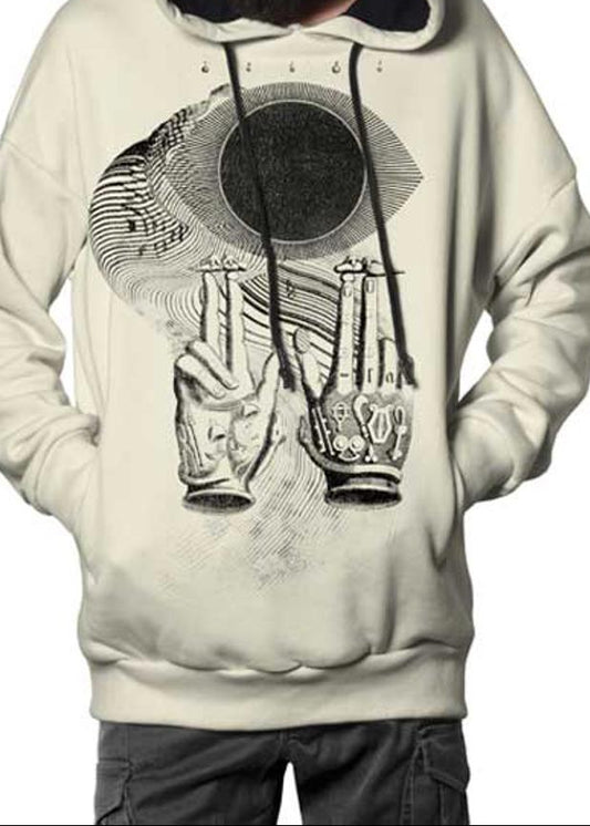 OKO Unisex Hoodie - White