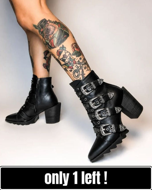DONT EVEN BUCKLE Ankle Boots