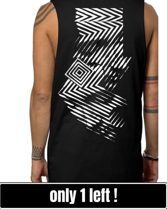 OP FACE Tank Top In Black