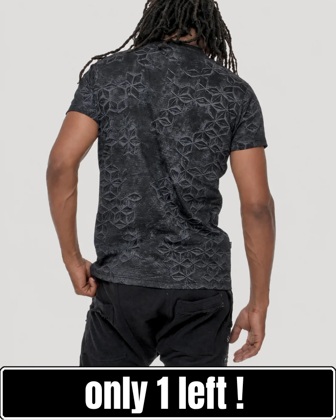 F.O.L FLOWER OF LIFE T-Shirt In Black