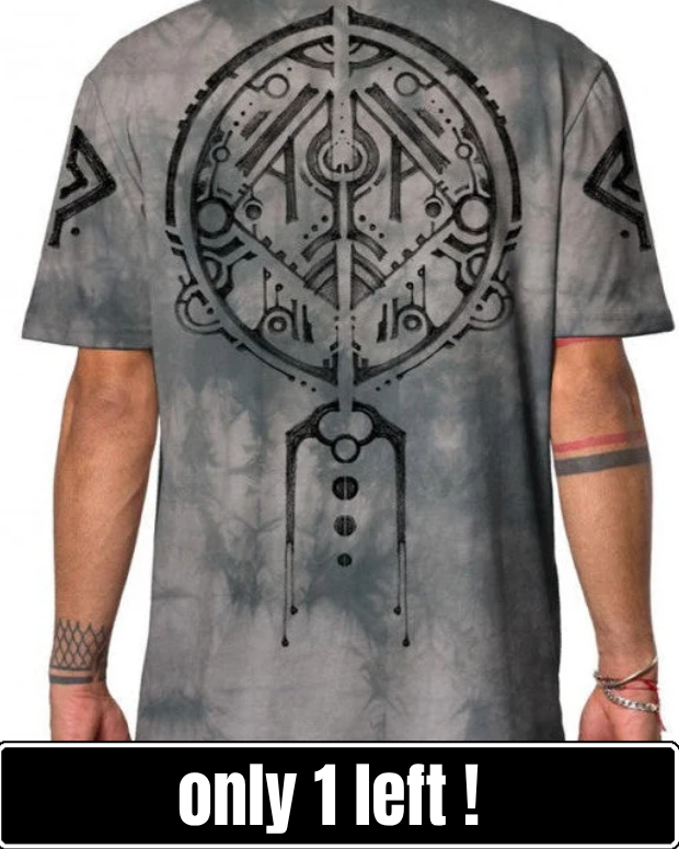 NAZU T-Shirt In Grey Tie-Dye