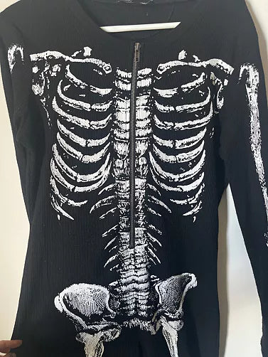 Bone Lounge Thermal Onesie – Black