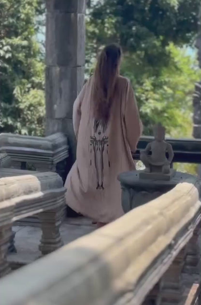 YUKATA WO Kimono In Moka