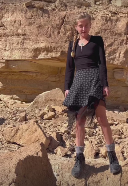 DANI Winter Dress – White Flowers