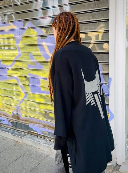 HOSHI Unisex Kimono In Black