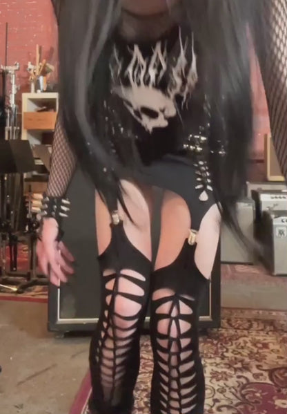 Coming In Hot Mini Skirt & Leg Warmers Set