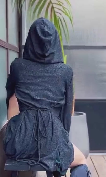 MAGIC Knit Long Hood Duster