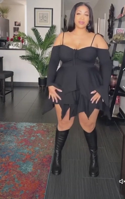 Green Fairy Handkerchief Dress — Green