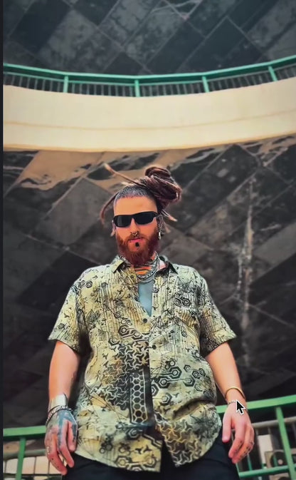 DEA Button Short Sleeve Botton Shirt