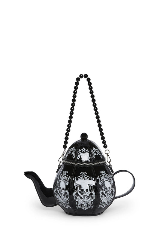 Dark Delights Teapot Bag – Skull Print